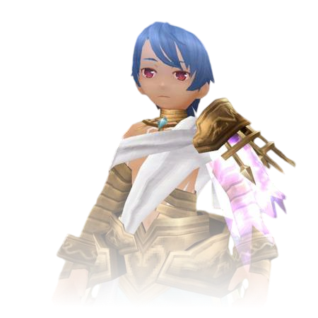 sell toram online items, blue hair character