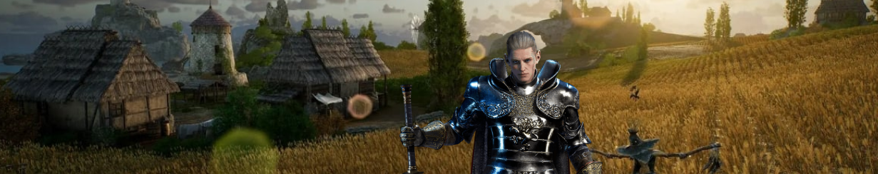 throne and liberty boosting, throne and liberty services, male hero with a greatsword