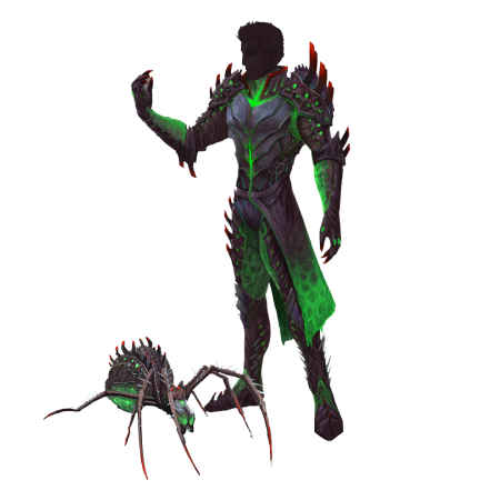 Sell RS3 items, Green spider guy with spider next to him
