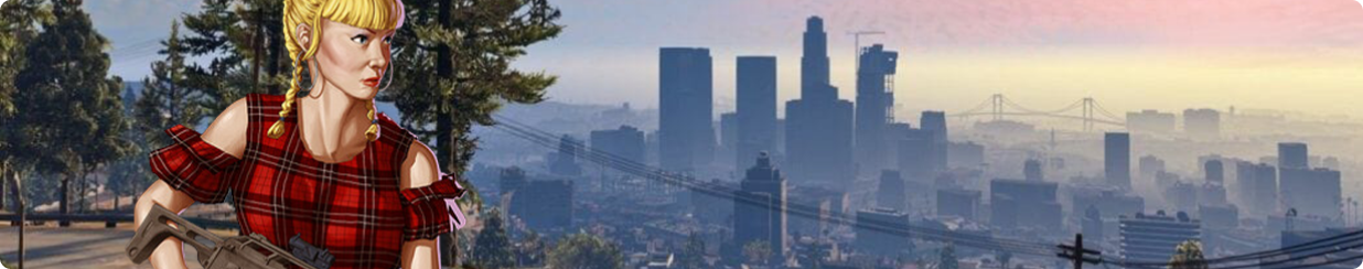 Sell Accounts GtaV, girl with a rifle    