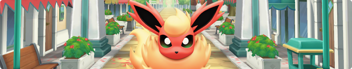 Buy Pokemon Go Accounts, Flareon in a little town