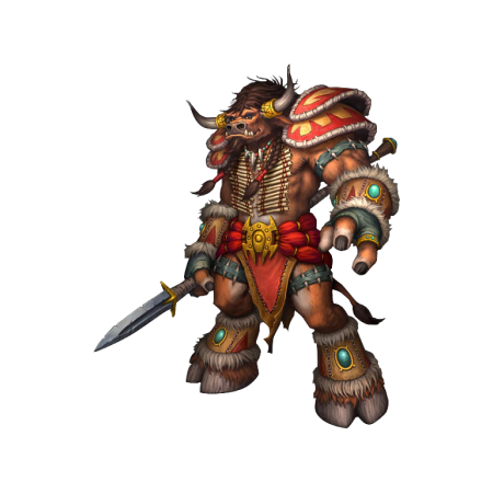 sell accounts wow-retail -  male warrior tauren   Image 1