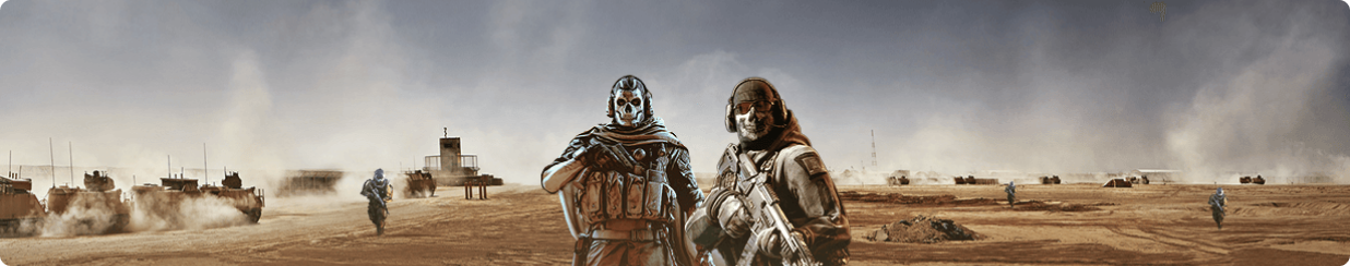 Buy COD Accounts  -   Simon "Ghost" Riley and Mace - Banner