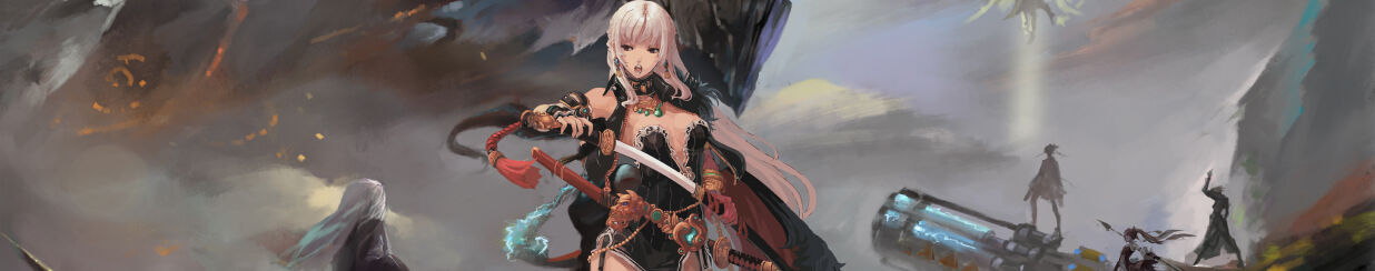 dfo accounts for sale, buy dfo accounts, female character with a katana