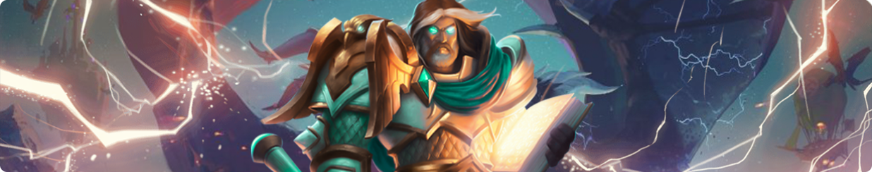 Brilliant blue eyes warrior