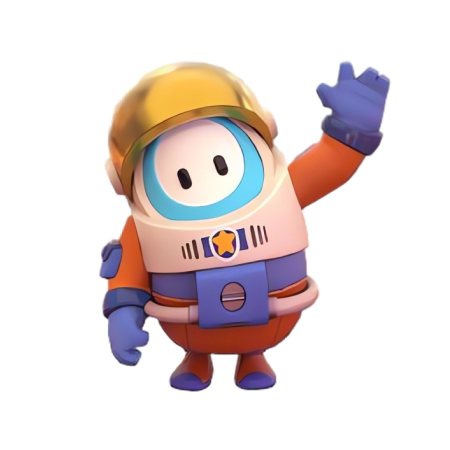 fall guys accounts for sale, fall guys golden knight, astronaut costume