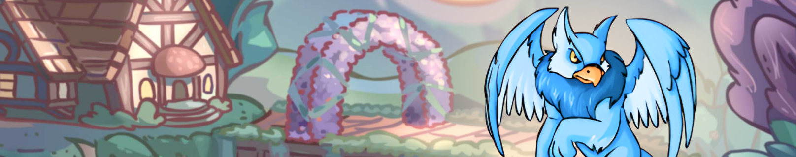Blue phoenix banner, cheap neopoints, buy neopets neopoints