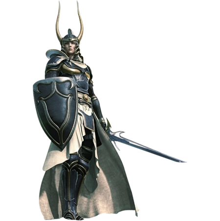 Sell FFXIV items, Warrior with shield and sword 