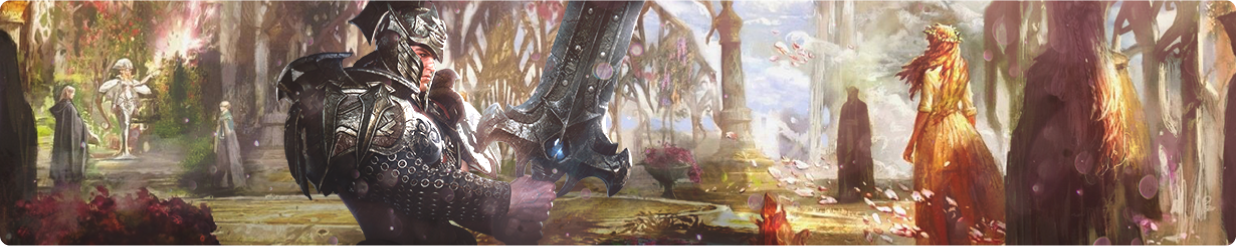 Sell Lost Ark Gold, Warrior with big sword with other characters in the background