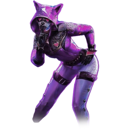 Buy PUBG Mobile Accounts, Character in purple cat costume