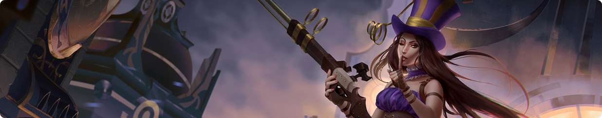 Buy LOL  items, girl with big gun sushing