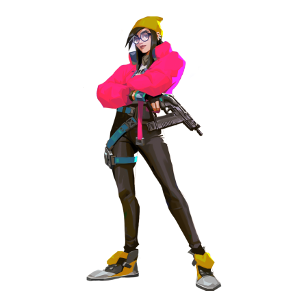 sell Valorant accounts, female character