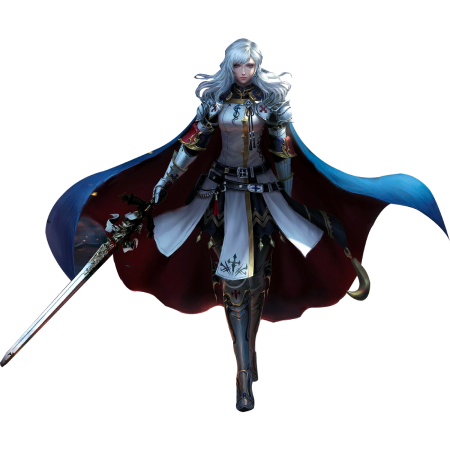 Sell FFXIV Gil, Red mage with white hair and thin sword