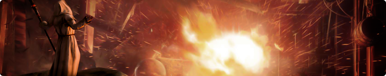 Sell New World Items, A sorcerer making a big explosion