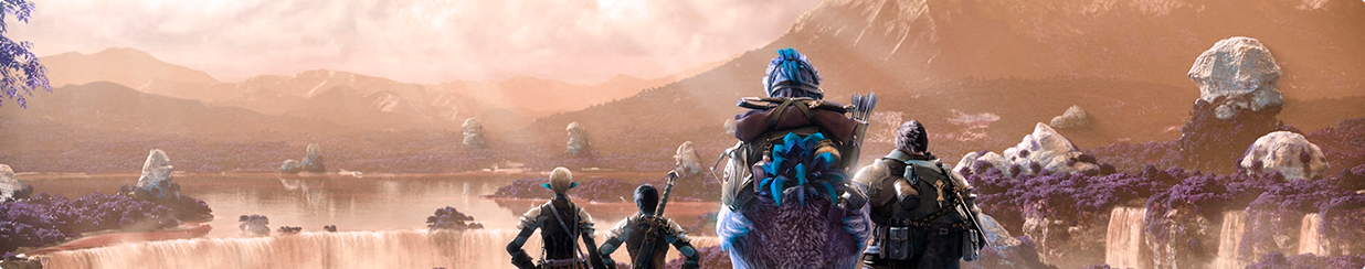 Buy FFXIV Items, Adventurers exploring dravania
