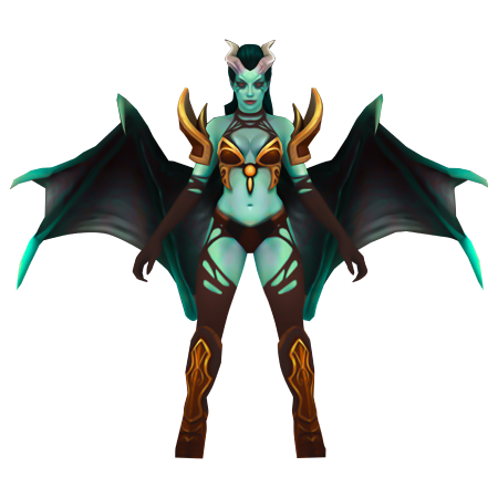 Buy Dota 2 Accounts, Green Skin Demon with Horns