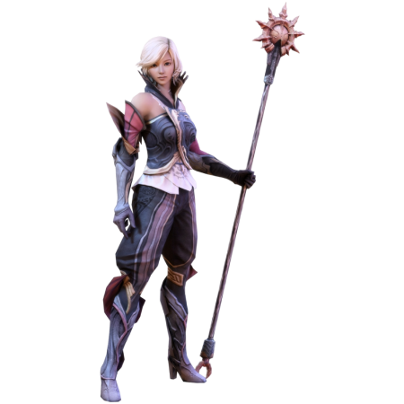 buy aion kinah, female sorcerer with a staff