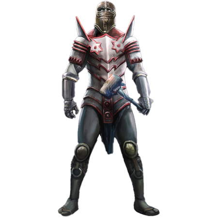 Sell POE items, Red armor knight with hammer 