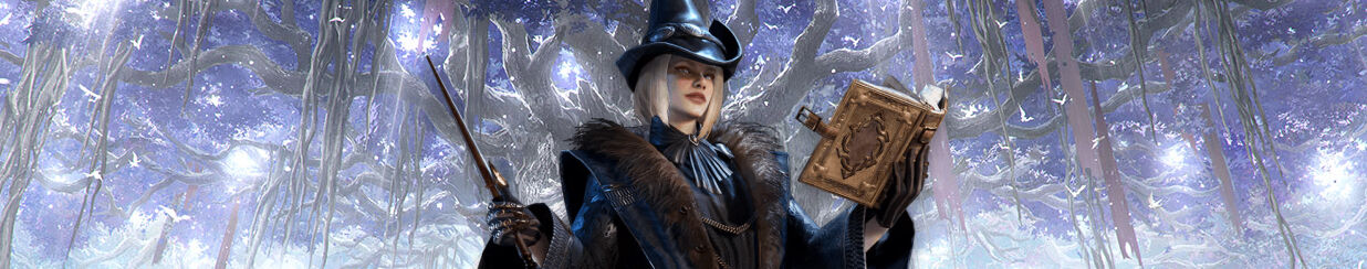 buy throne and liberty accounts, throne and liberty accounts for sale, sorceress with a wand and tome