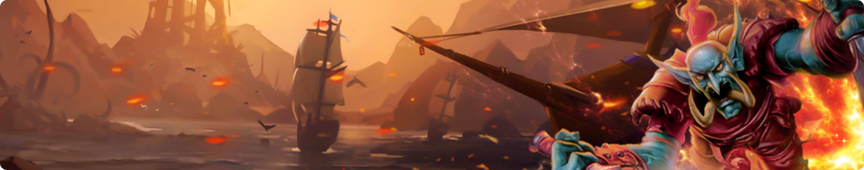 Fire warrior with boats 