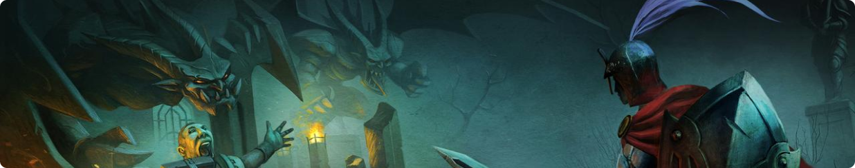 Sell RS3 Accounts, Banner - Male warrior in a Cementary