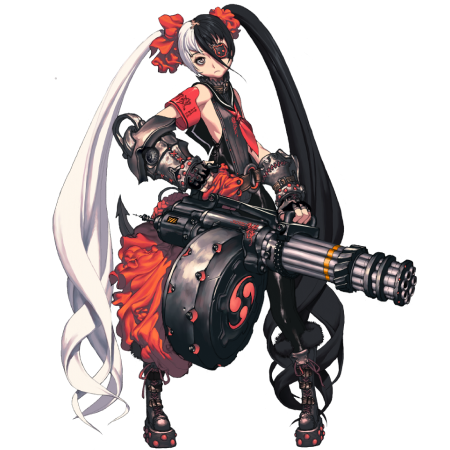 sell blade and soul neo items, blade and soul neo items sell, female with minigun