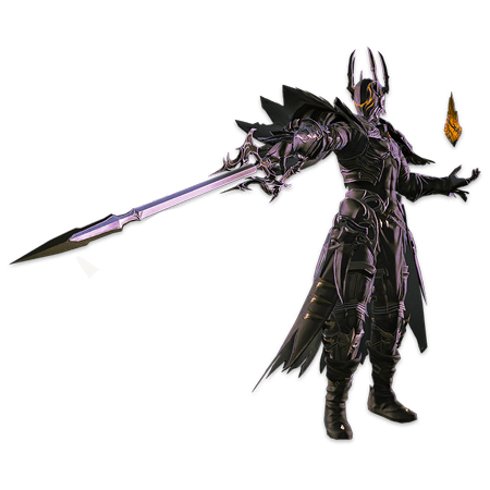 SELL FFXIV ACCOUNTS, BLACK KNIGHT WITH HUGE SWORD