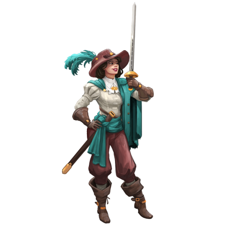 Buy Tibia Coins Character Female Holding Sword