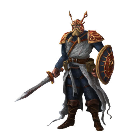 RS3 Powerleveling, Warrior with a red armor and sword