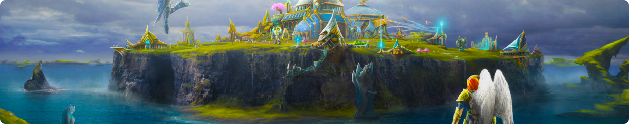 Sell RS3 items, Angel guarding a magic island