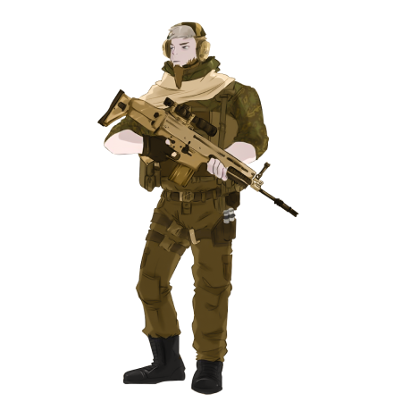 Sell Escape From Tarkov Items, Character wearing desert military clothing.