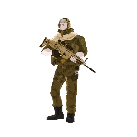 buy eft roubles, Soldier with rifle FN SCAR, tarkov roubles