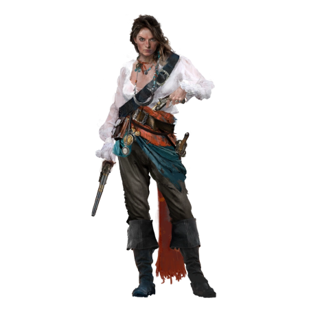 sell skull and bones silver, skull and bones silver sell, female pirate