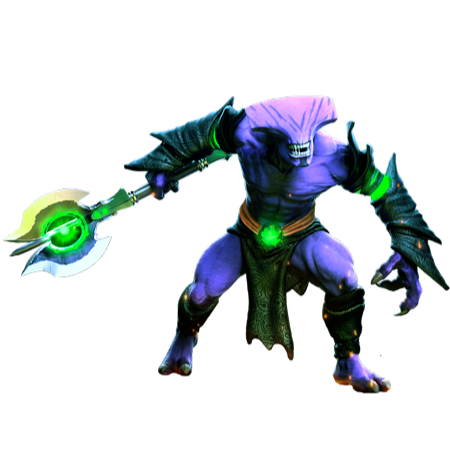 sell steam accounts, warrior alien with mace