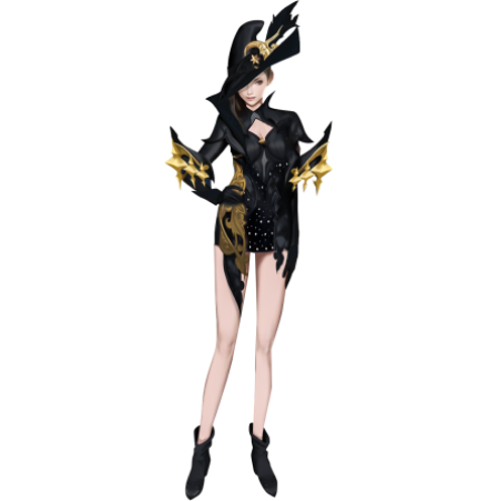 sell LA accounts, female ranger with a pretty witch hat