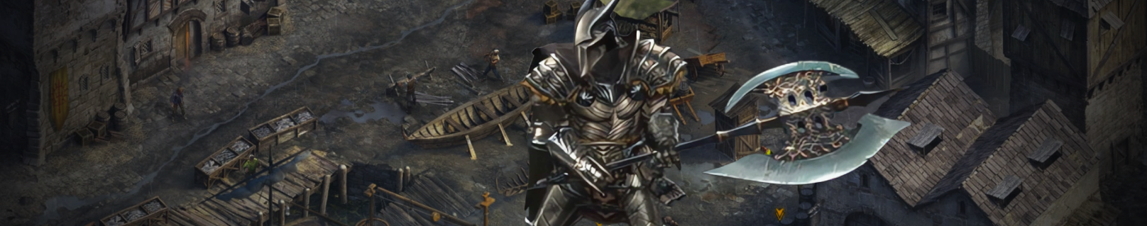 buy broken ranks gold, broken ranks gold for sale, a knight wielding a battleaxe