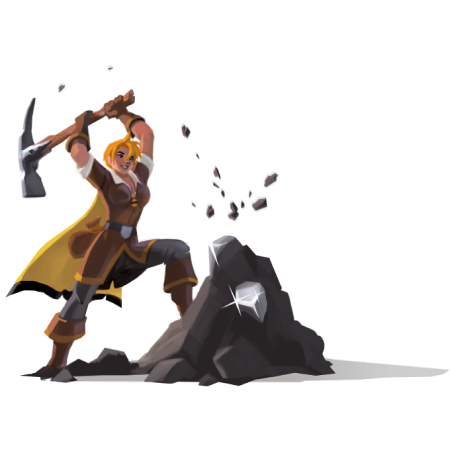 buy albion online silver, albion silver for sale, woman mining