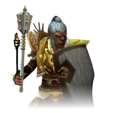 sell ddo items, dungeons and dragons online sell items, character with a mace and shield