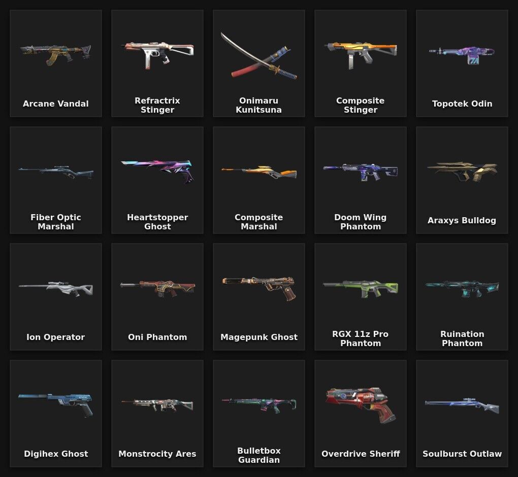 Region LATAM | Level 272 | 183 Skins, 17 Knives | Purchase history: $1600+ | Arcane bundle, Champions 2023 Vandal
