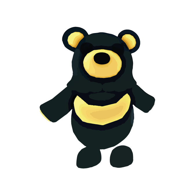 Adopt Me > Black Moon Bear > MFR