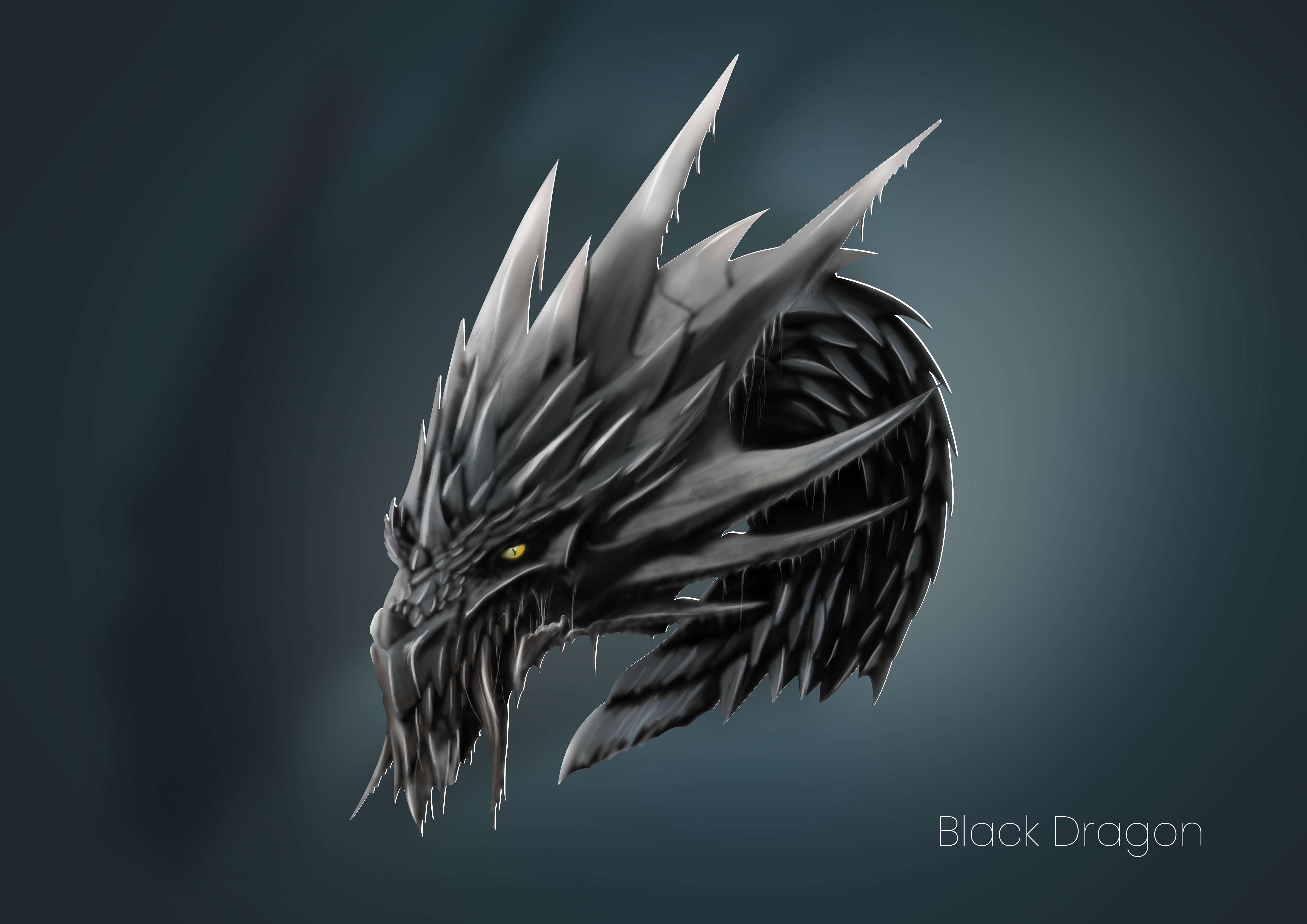 Black Crystal Dragon