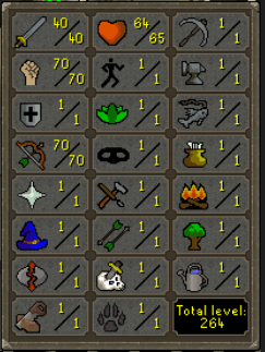 Pure | 40 Attack | 70 Strength | 70 Range | 1 Defence [100% Manual]