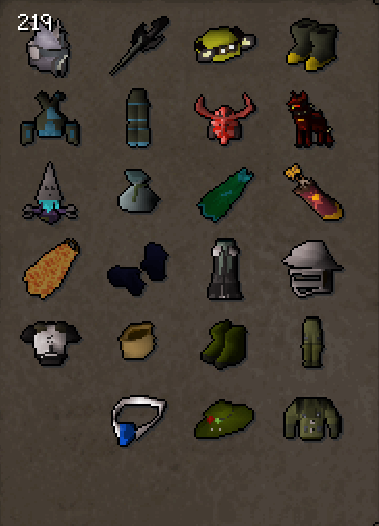 Main | 2210+ Total | 333 QP | Quiver | Avernic | E Void | Fire Cape | MA2 Cape | Angler | Rare Pets