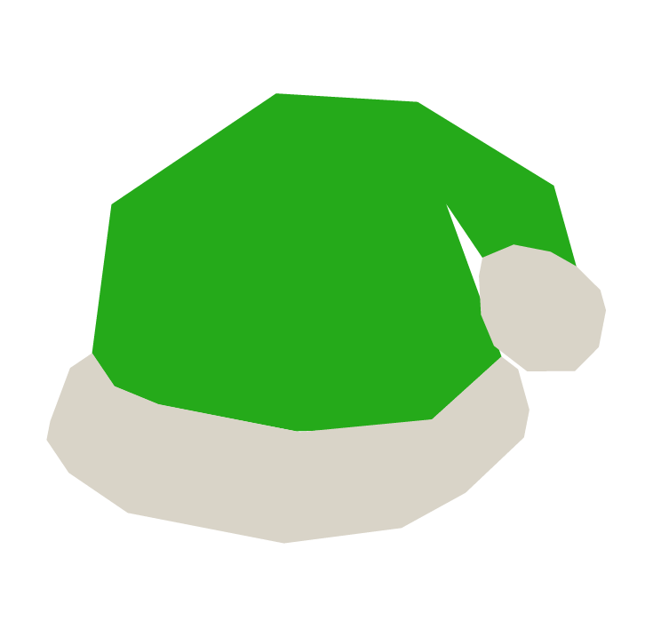 Green Santa Hat		
