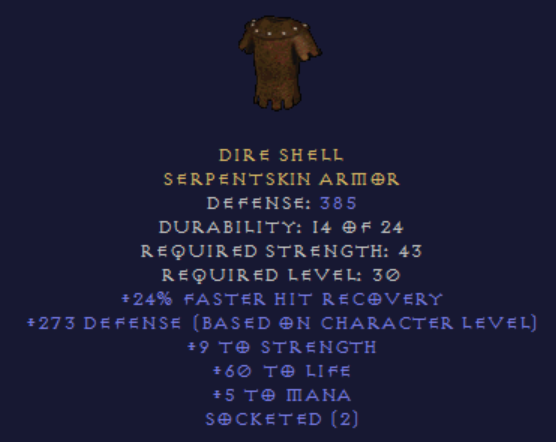 Dire Shell - LLD Armor