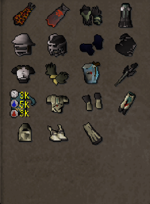 Main | 1990+ Total | 280+ QP | Infernal | Avernic | E Void | Assembler | B Gloves | Divine Rune Pouch | Graceful