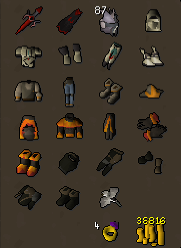 Main | 2000+ Total | 220+ QP | 90 Atk | 94 Str | 89 Def | 94 Rng | 91 Mgc | Graceful | Dragon defender | Heron Pet | Pyro set