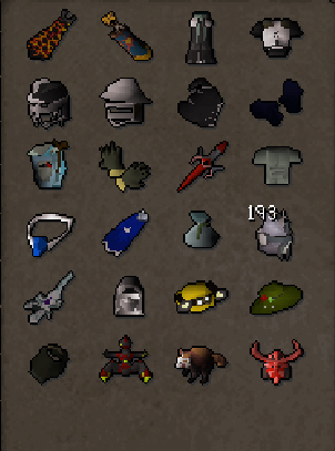 Main | 2060+ Total | 310+ QP | 99 Strength | 99 Ranged | 97 Magic | 96 Attack | Infernal | Quiver | E Void | Assembler | B Gloves | MA2 Cape | Skilling Outfits | Rare Pets