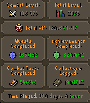 Ironman | 2030+ | 304+ QP | 300M+ Bank | Multiple 99s | 91 Str | 81 Range | 89 Magic | 74 Pray | E void | B Gloves | Skills Outfits