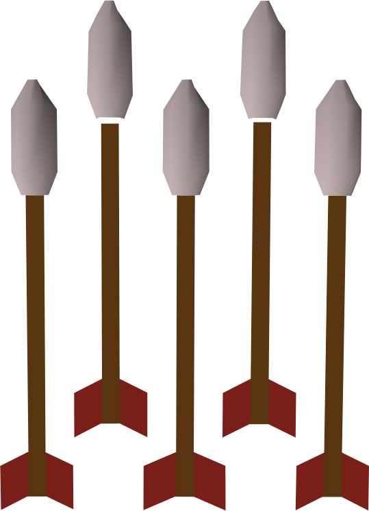 Bronze fire arrows (unlit)